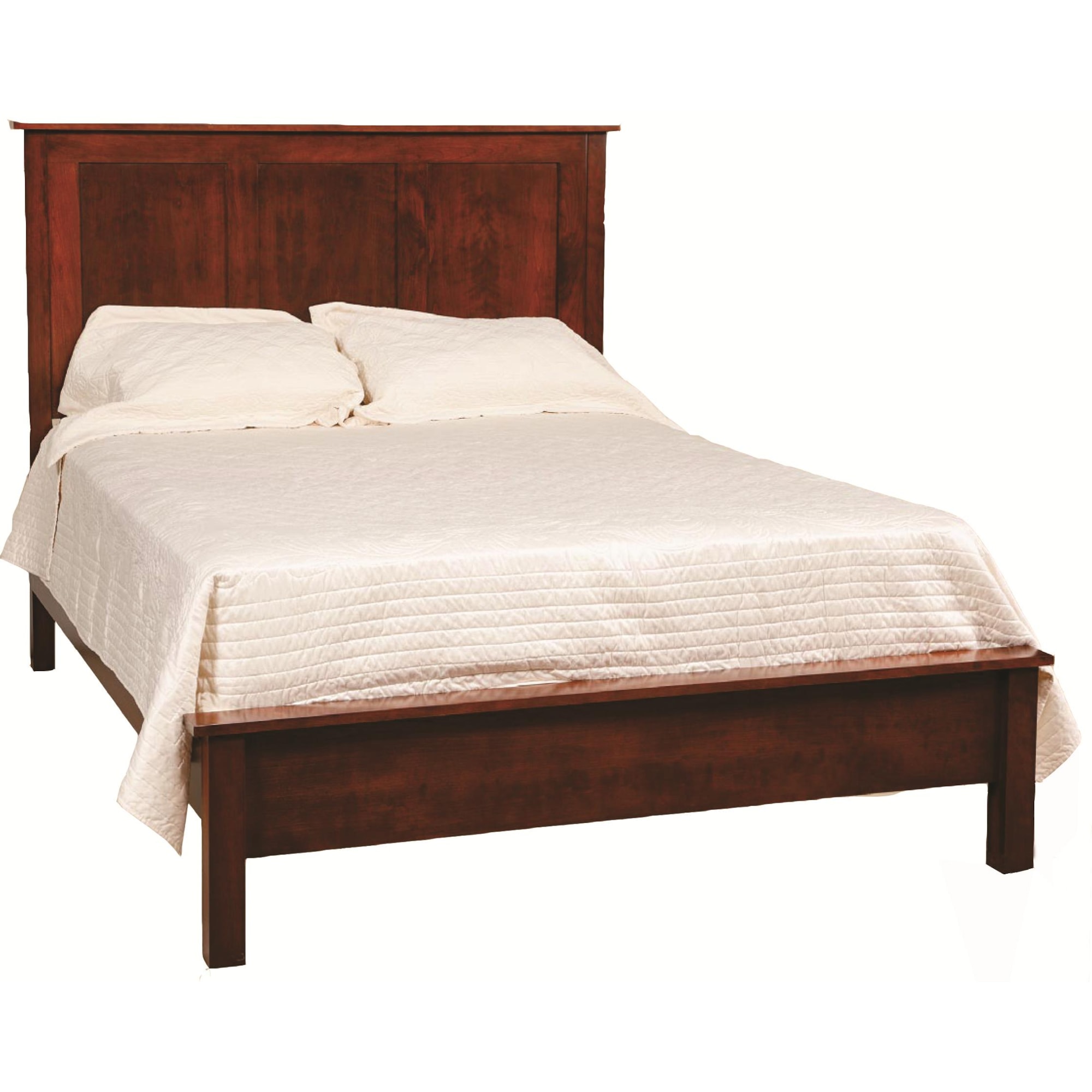 Daniel's Amish Concord 30-8714+8734+8704 Solid Cherry King Bed ...